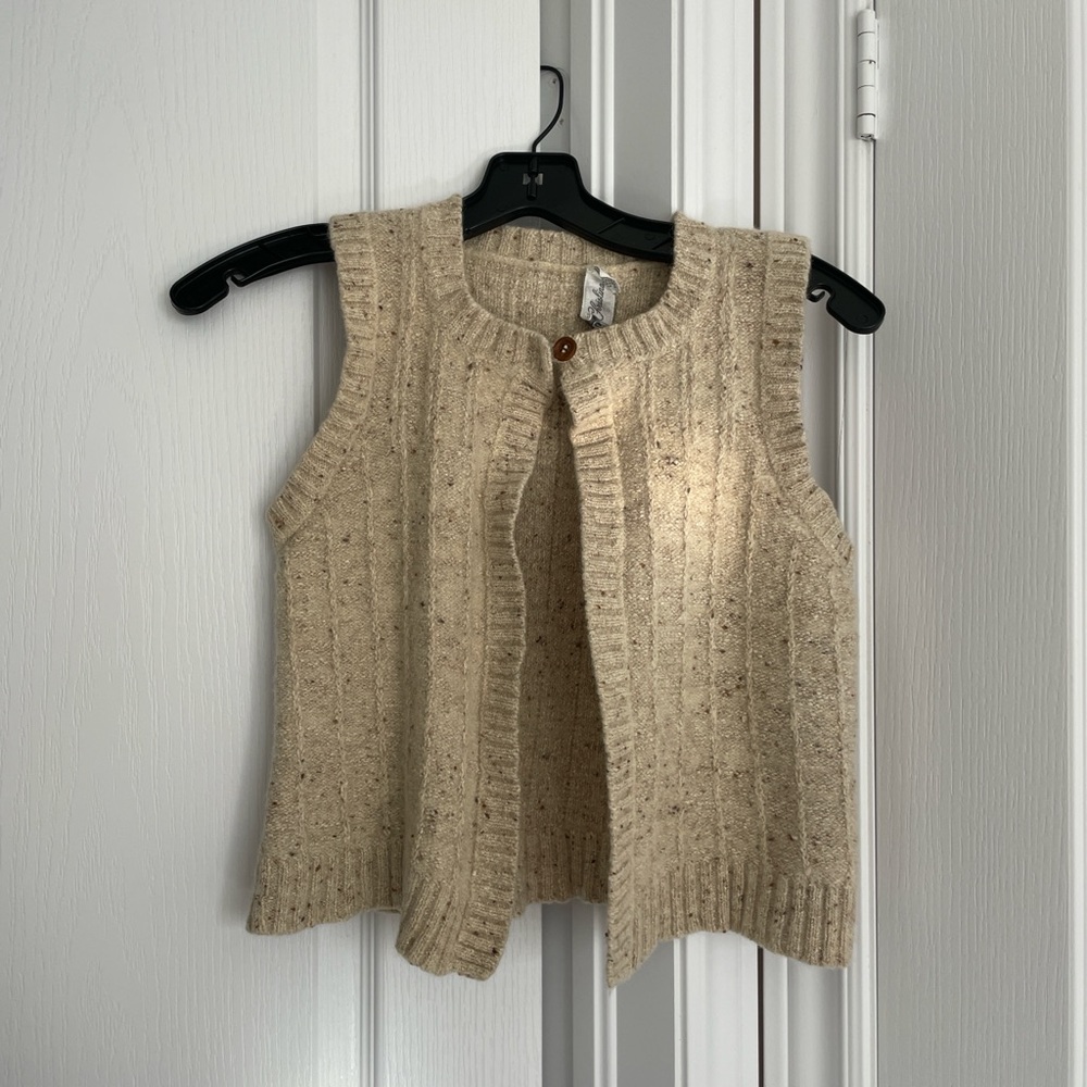 Marisa Christina Wool Sweater Vest